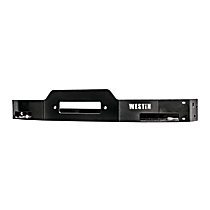 46-23875 Winch Mount - Powdercoated Black, Steel, Plate, Direct Fit, Sold individually