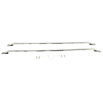 50-2070 Bed Rails - Polished, Stainless Steel, Direct Fit, Set of 2