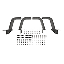 51-20005 Cargo Rack - Textured Black, Steel, Direct Fit, Sold individually
