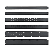 51-30005 Bed Rails - Powdercoated Textured Black, Steel, Direct Fit, Set of 6