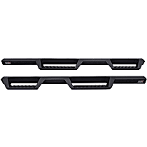 56-14065 HDX Drop Step Series Powdercoated Textured Black Nerf Bars, Covers Cab Length - Set of 2
