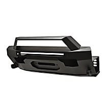 Front Bumper, With Angular Bull Bar, Powdercoated Textured Black
