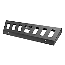 59-80005-SP Bumper Guard Skid Plate, Powdercoated Textured Black