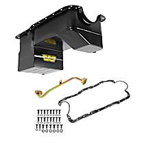 Universal,Oil Pan Kit 7QT- Black Painted Finish - 1986/2002 Small Block Chevy (Drag Racing)