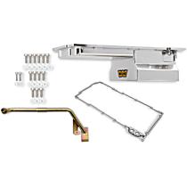 5045WND Universal,Aluminum Oil Pan kit, 7QT GM LS1/2/6 & LQ9 engines Silver Finish Rear Sump