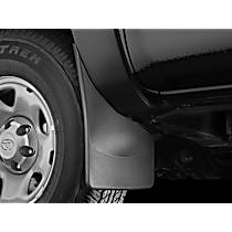 110033 Front, Driver and Passenger Side Mud Flaps, Black, Plastic, DigitalFit Series