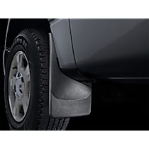 110045-120024 Front and Rear, Driver and Passenger Side Mud Flaps, Black, Plastic, DigitalFit Series