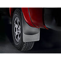 120033 Rear, Driver and Passenger Side Mud Flaps, Black, Plastic, DigitalFit Series