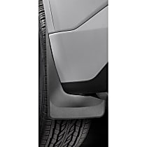 120086 Rear, Driver and Passenger Side Mud Flaps, Black, Plastic, DigitalFit Series