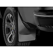 120144 Rear, Driver and Passenger Side Mud Flaps, Black, MudFlap Series