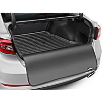 Cargo Mat, Molded Cargo Liner, without Spare Tire Compartment, without Spare Tire, Black, Made of Rubber - 