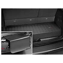 Cargo Mat, Molded Cargo Liner, Behind Third Row Seating, Black, Made of Rubber - 