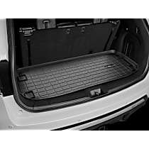 Cargo Mat, Molded Cargo Liner, Behind Third Row Seating, Black, Made of Thermoplastic - 