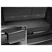 Cargo Mat, Molded Cargo Liner, Behind Third Row Seating, Black, Made of Rubber - 