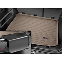 411573SK Cargo Mat, Molded Cargo Liner, Tan, Made of Rubberized/Thermoplastic, Cargo Liner Series