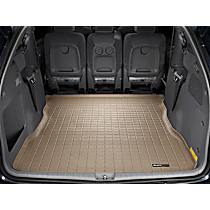 Cargo Mat, Molded Cargo Liner, Behind 2nd Row Seating, Tan, Made of Thermoplastic - 