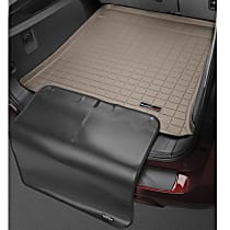 Cargo Mat, Molded Cargo Liner, Behind 2nd Row Seating, Tan, Made of Rubber - 