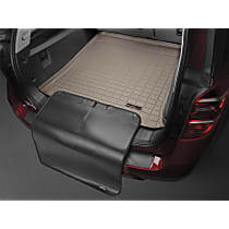Cargo Mat, Molded Cargo Liner, Behind 2nd Row Seating, Tan, Made of Thermoplastic - 
