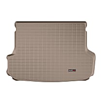 Cargo Mat, Molded Cargo Liner, Behind 2nd Row Seating, with Hybrid, Fits Vehicles without 3rd Row Seating, Tan, Made of Thermoplastic - 