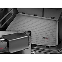 421573SK Cargo Mat, Molded Cargo Liner, Gray, Made of Rubberized/Thermoplastic, Cargo Liner Series