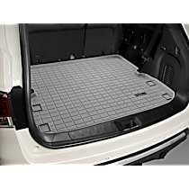 Cargo Mat, Molded Cargo Liner, Behind 2nd Row Seating, Gray, Made of Thermoplastic - 
