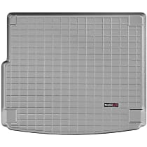 Cargo Mat, Molded Cargo Liner, with Left Wall Mounted Speaker, Gray, Made of Thermoplastic - 