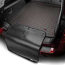 Cargo Mat, Molded Cargo Liner, with Spare Tire, Behind Third Row Seating, Cocoa, Made of Rubberized/Thermoplastic - 