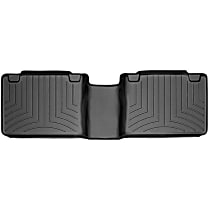 Rear Molded Floor Liner, Extended Cab Pickup, Black, Made of Rubberized Thermoplastic Polyolefins, FloorLiner Series