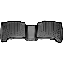 440702 Rear FloorLiner Series Molded Floor Liner, Black Made of Rubberized Thermoplastic Polyolefins