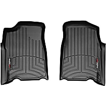 440761 Front FloorLiner Series Molded Floor Liner, Black Made of Rubberized Thermoplastic Polyolefins