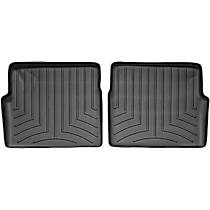 Second Row Molded Floor Liner, Black, Made of Rubberized Thermoplastic Polyolefins, FloorLiner Series