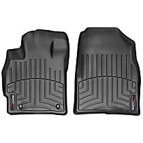 Front Row Molded Floor Liner, Black, Made of Rubberized Thermoplastic Polyolefins, FloorLiner Series