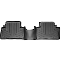 Second Row Molded Floor Liner, Black, Made of Rubberized Thermoplastic Polyolefins, FloorLiner Series