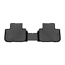 Second Row FloorLiner Series Molded Floor Liner, Black Made of Rubberized Thermoplastic Polyolefins