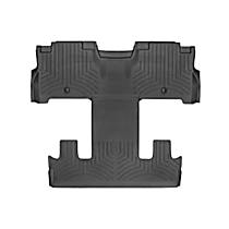 Second and Third Row Molded Floor Liner, Sport Utility, With Bucket Seating, Second Row Bucket Seating, Black, Made of Rubberized Thermoplastic Polyolefins, FloorLiner Series