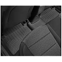 Second Row Molded Floor Liner, Black, Made of Rubberized Thermoplastic Polyolefins, FloorLiner Series