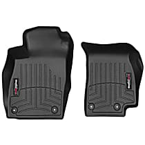 Front Row Molded Floor Liner, Black, Made of Rubberized Thermoplastic Polyolefins, FloorLiner Series