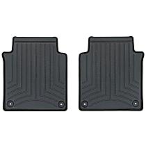 4413503 Second Row FloorLiner Series Molded Floor Liner, Black Made of Rubberized Thermoplastic Polyolefins