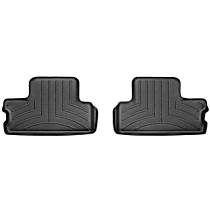 Second Row Molded Floor Liner, Black, Made of Rubberized Thermoplastic Polyolefins, FloorLiner Series