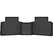 Second Row Molded Floor Liner, Black, Made of Rubberized/Thermoplastic, FloorLiner HP Series
