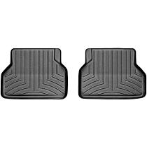 441642 Second Row FloorLiner Series Molded Floor Liner, Black Made of Rubberized Thermoplastic Polyolefins