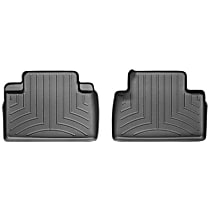 Second Row Molded Floor Liner, Black, Made of Rubberized Thermoplastic Polyolefins, FloorLiner Series