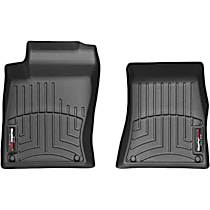 442201 Front Row FloorLiner Series Molded Floor Liner, Black Made of Rubberized Thermoplastic Polyolefins
