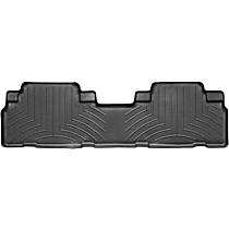Second Row Molded Floor Liner, Black, Made of Rubberized Thermoplastic Polyolefins, FloorLiner Series