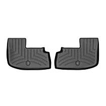 442524 Second Row FloorLiner Series Molded Floor Liner, Black Made of Rubberized Thermoplastic Polyolefins