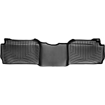 Second Row Molded Floor Liner, Black, Made of Rubberized Thermoplastic Polyolefins, FloorLiner Series