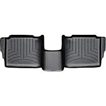Second Row FloorLiner Series Molded Floor Liner, Black Made of Rubberized Thermoplastic Polyolefins