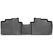 Second Row Molded Floor Liner, Black, Made of Rubberized Thermoplastic Polyolefins, FloorLiner Series