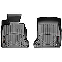 443131 Front FloorLiner Series Molded Floor Liner, Black Made of Rubberized Thermoplastic Polyolefins