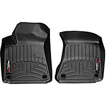 444201 Front Row FloorLiner Series Molded Floor Liner, Black Made of Rubberized Thermoplastic Polyolefins